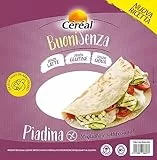 Céréal Piadine senza Glutine, Latte e uova, Alternativa al pane, senza strutto, 200 Gr