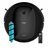 Cecotec Robot aspirapolvere e lavapavimenti Conga Quick&Clean Titanium. Tecnologia Random, 160 min di autonomia, 1400 Pa, 3 livelli di potenza e lavaggio, per Tappeto, spazzola Jalisco, telecomando