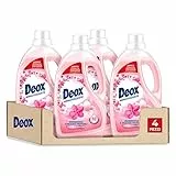 Deox - Ammorbidente Lavatrice, 160 Lavaggi, Capi Morbidi e Profumati, con Tecnologia Antiodore, Fragranza Carezze di Primavera, 2000ml x 4 Confezioni