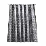 Meiosuns Tenda per Doccia Bianca Peva Impermeabile e Resistente alla Muffa Tende da Bagno Accessori per la casa con Anelli di Tenuta e Ganci per Tende Resistenti alla ruggine (180×180cm, Grigio)