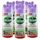 Citrosil Home Protection - Spray Disinfettante Superfici Multiuso, Elimina Fino al 99,9% dei Batteri, con Essenze di Lavanda, 300 ml x 6 Pezzi