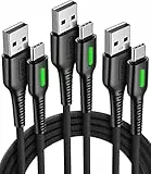 Cavo USB Type-C, INIU Cavo USB C USB C 3,1A Ricarica Rapida [3Pezzi/0,5+1+3m] Lega Intrecciato in Nylon QC 3,0 Cavo Type C per iPad Xiaomi Huawei Samsung S21 Pixel OnePlus Realme Switch ECC.