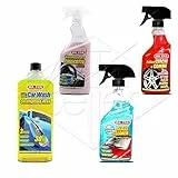 KIT PULIZIA AUTO MA-FRA shampoo carrozzeria vetri cruscotto ruote