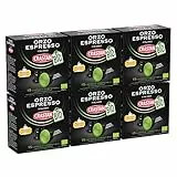 CRASTAN 1870, 90 Capsule, 6 Box da 15 Capsule di Orzo Espresso Biologico, Capsule Compatibili con Sistema Nespresso, Bevanda Senza Glutine, 100% Made in Italy