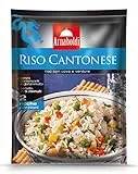 Arnaboldi Riso alla Cantonese con Frittata e Verdure, Piatto Tipico della Cucina Cinese [12 Confezioni da 185g]