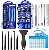 Eventronic 132 in 1 Set Cacciaviti Precisione Magnetici Professionali, di Riparazione Portatile Telefono Cellulare, Tablet, Laptop, Occhiali, Orologi