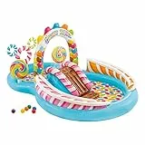 Intex- Playcenter Caramelle, Multicolore, 295 x 191 x 130 cm, 57149