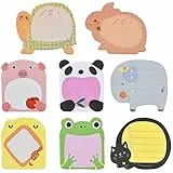 Blocchetti Memo Adesivi, 8 pezzi Note Adesive Colorate a Forma Animale, Adesivi per Appunti, Mini Note Adesive, Della Novità Note Appiccicose per Casa, Ufficio, Regali per Studenti