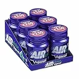 Vigorsol Air Action Chewing Gum in Confetti, Senza Glutine, Senza Zucchero, Gusto Menta, Formato Scorta Confezione da 6 Mini Barattoli, 46 Gomme da Masticare Ciascuno