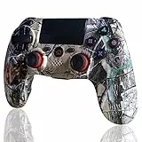 BMSARE Controller per PS4 Wireless, Bluetooth PS4 Joystick Gamepad Controllers per PS4 PRO/Slim con 6 Axis Gyro Sensor e Dual Shock Vibrazione, Audio Microfono e Touch Panel Camuffare
