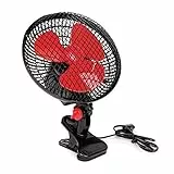Ventilatore oscillante con clip - 15cm / 20W (Cyclone)