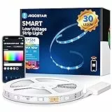 Aigostar Striscia LED Smart 5 Metri, Luci Led RGB con Telecomando, Strisce Led WiFi Compatibile con Alexa e Google Assistant, Sync Musicale DIY, per Decorare La Casa Camera Da Letto Party Bar