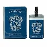 Cinereplicas Harry Potter - Set di tag e copertina per passaporto Corvonero - Licenza ufficiale