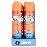 6 x Gillette Fusion Proglide gel da barba idratante 200 ml