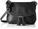 TOM TAILOR lari, Borsa a Tracolla Donna, Nero, 26,5 x 5 x 21