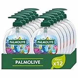 Palmolive Sapone Liquido Mani Aquarium 300ml x 12 I Protezione contro i batteri I Vegano | 97% con formula biodegradabile | Ingredienti al 96% di origine naturale* I Dermatologicamente testato