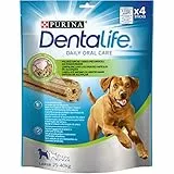 PURINA Dentalife Cane Snack per l'Igiene Orale, Taglia Large, 6 Confezioni da 4 Sticks Ciascuna, per un Totale di 24 Sticks