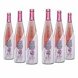 Tavernello Vino Rosato Frizzante, Aromi Floreali e Fruttati, 11% Vol, Confezione con 6 Bottiglie da 750 ml