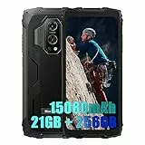 Blackview BV9300 Rugged Smartphone 2023, 21GB+256GB, MTK G99 Android 12 Telefono Robusto, 15080mAh 33W Rapida, 50MP+32MP, 6.7' FHD+ Cellulari Resistente IP68, Dual 4G LTE NFC OTG GPS FM, Nero