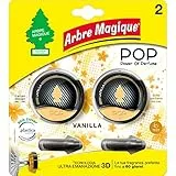 Arbre Magique, POP, Profumatore per Auto, Fragranza Vaniglia, Formato Bipack - 30 g
