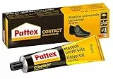 Pattex Mastice Universale, Adesivo a Contatto Universale, Forte Presa Iniziale, Per Incollaggio Di Gomma, Cuoio, Moquettes, Feltro, Sughero Rapido, Non Macchia, 125g