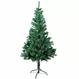 Gotoll Albero di Natale Artificiale 150 cm 400 Rami PVC Ago di Pino Effetto Realistico Decorazione di Natale Base Metallica - Verde