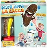 Mattel Games- Acchiappa la Cacca con Toilet Incluso, Gioco da Tavolo per Bambini 5 + Anni, FWW30
