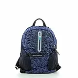 Piquadro Coleos Zaino Casual, 37 cm, Blu