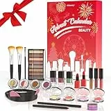 Calendario dell'Avvento Beauty 2023, Calendario Avvento Make-up Cosmetico, 24 fantastici prodotti di bellezza per donne, ragazze adolescenti, per una stagione dell'Avvento varia, coccole ed elegante
