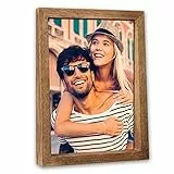 Zep BM571V Cornice Marne Horizontal In Legno, Forma Trapezoidale Da Tavolo E Da Parete, Marrone