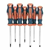 Presch set di 7 cacciaviti - Set di cacciaviti magnetici a taglio e croce - Attrezzi professionali