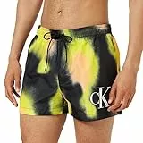 Calvin Klein Short-Drawstring-Print, Uomo, Ck Monogram Sprayed Aop, XXL