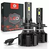 CAR WORK BOX H7 LED 15000LM Lampadine per Fari Auto, 80W 12V, 6000K Bianco Freddo