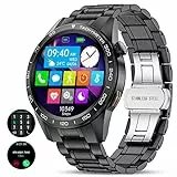 LIGE Smartwatch Uomo Risponde alle Chiamate in Vivavoce 1,32' Orologio Intelligente Fitness Cardiofrequenzimetro SpO2 Monitoraggio del Sonno Calcolatori Smart Watch Sportivo per Android iOS