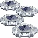 Siedinlar Luce Solare da Giardino Luci Solari Esterno 2 modalità Luce a LED Impermeabile per Giardino Vialetto Passo 4 Pezzi