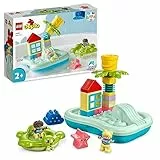 LEGO 10989 DUPLO Parco Acquatico, Giochi da Bagnetto per Bambini e Bambine dai 2 Anni in su con Isola Galleggiante, Tartaruga e Stella Marina, Facile da Pulire, Giocattoli per Vasca da Bagno