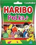 Haribo Polka, Caramelle Gommose, Gusto Frutta E Liquirizia, Ideali Per Feste E Dolci Momenti Di Relax - 265gr
