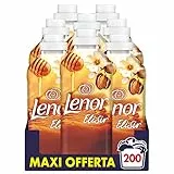 Lenor Elisir Ammorbidente Lavatrice Concentrato, 200 Lavaggi (8X25), Sogno Di Toscana, Freschezza Di Lunga Durata E Morbidezza Di Origine Vegetale