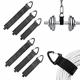 CTAKPOWE 6 Pezzi Cinghie per cavi, Organizzatore per Cavi, Organizer per Garage Cinghie con Fibbia, per Ordinare Cavi, Fili, Corde, Tubi a Casa, in Garage o in Officina（2xS，2xM，2xL）