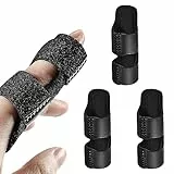 Euiooctory Tutore Dito a Scatto, 3 Stecca Dito Mano Regolabile con Fascia in Alluminio Integrata per Rotture, Distorsioni, Artrite e Tendiniti, Unisex, Taglia Unica