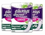 Always Cuscinetti per incontinenza discreti normali per vescica sensibile, 12 per confezione (3)