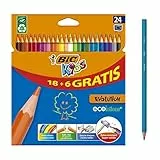 BIC Kids Evolution ECOlutions Matite Per Colorare - Pacco Da 18+6