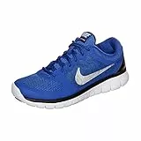 NIKE Flex 2015 Run (GS), Scarpe Multisport Indoor, Blu, Bianco, Nero, 35.5 EU