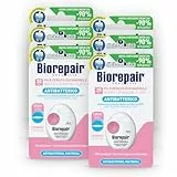 Biorepair, Filo Interdentale Cerato Espandibile, 6 x 30 mt, Ideale per Gengive Delicate, con MicroRepair, Protegge dalla Placca Batterica, Inibisce la Crescita Batterica Fino al 90%, per Igiene Orale