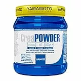 YAMAMOTO CreaPowder 500 gr + H2o Prozis Omaggio - creatina monoidrato purissima, no Glutine no Lattosio, 1 item