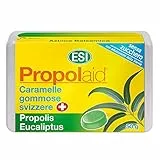 ESI - Propolaid Pastiglie Morbide, Caramelle Gola con Propolis ed Eucalipto, Azione Balsamica e Antinfiammatoria, Senza Glutine e Vegetariane, 50 g