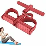 NiDiZ Corda elastica con 4 tubi Attrezzi Palestra Casa, Gomma Per Uomini E Donne Con Maniglie Per Addominali, Gambe, Braccia, Stretching E Dimagrimento, Ideale Per Gli Allenamenti In Palestra