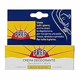 Prep, Crema Deodorante, Antitraspirante, Protezione 48h, per Pelli Sensibili, Senza Alcol, Coloranti e Conservanti