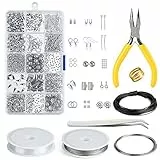 KUUQA Kit per la creazione di gioielli, kit di riparazione di gioielli che formano e kit di installazione di strumenti di riparazione