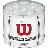 Wilson PRO WRZ4024WH, Confezione da 60 Grip Unisex-Adulto, Bianco, Taglia Unica